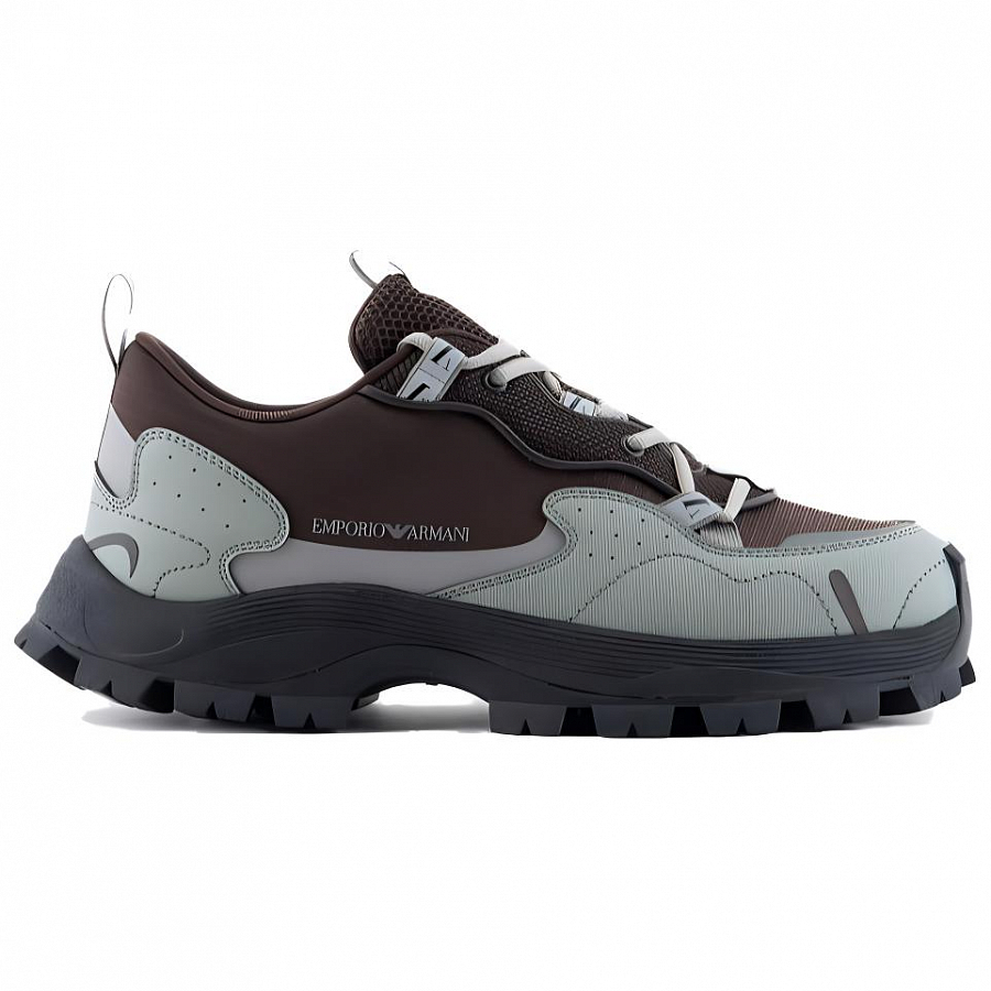EMPORIO ARMANI Low Top Casual Shoes Men's Green купить в интернет-магазине Yoocart с быстрой доставкой по России.