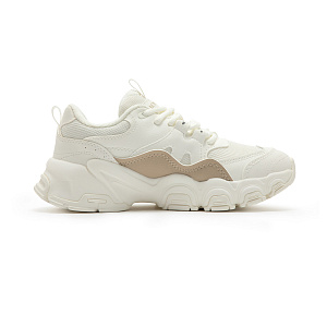 361° Running Shoes Women's Low-Top Feather White/Wheat Brown 1 2972353