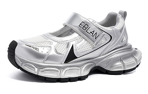 EBLAN Low-Top Chunky Sneakers Women's Silver 1 2972454