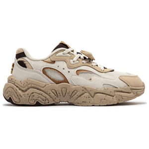 361° Anti-Slip Wear-Resistant Low-Top Chunky Sneakers Women's Oat Milk/Apricot Tea Brown 1 2973012