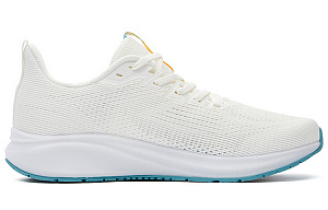 361° Breathable Wear-Resistant Slip-Resistant Low-Top Running Shoes Men's White Green 1 2973041