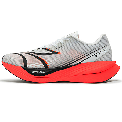 361° Flying B ET Cushioning Anti-Slip Wear-Resistant Breathability Low-Top Running Shoes Men's Fluorescent Red Orange