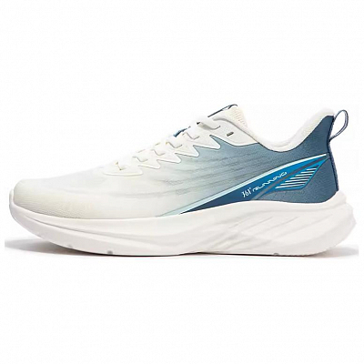 361° Cushioning Anti-Slip And Wear-Resistant Low-Top Running Shoes Men's White Blue