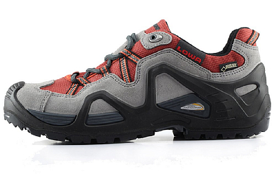 Lowa ZEPHYR Hiking / Trekking Shoes Women's Low-Top Gray/Red