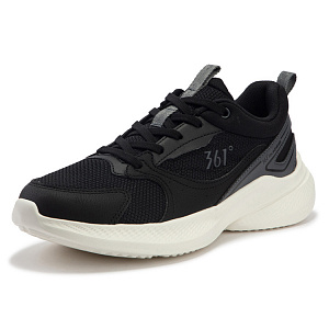 361° Anti Slip Wear Resistant Low Top Running Shoes Women's Black Gray 1 2974090