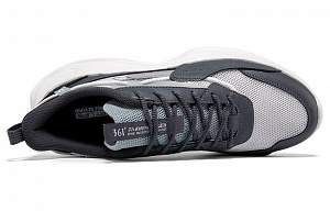 361° Cushioned Slip-Resistant Low-Top Casual Shoes Men's White Gray 1 2974138