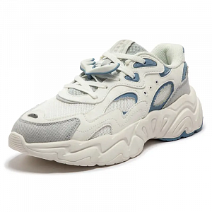 361° Cushioning Wear-Resistant Low-Top Chunky Sneakers Women's White Blue 1 2974146