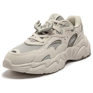 361° Wear-Resistant Low-Top Chunky Sneakers Women's Beige 1 2974376