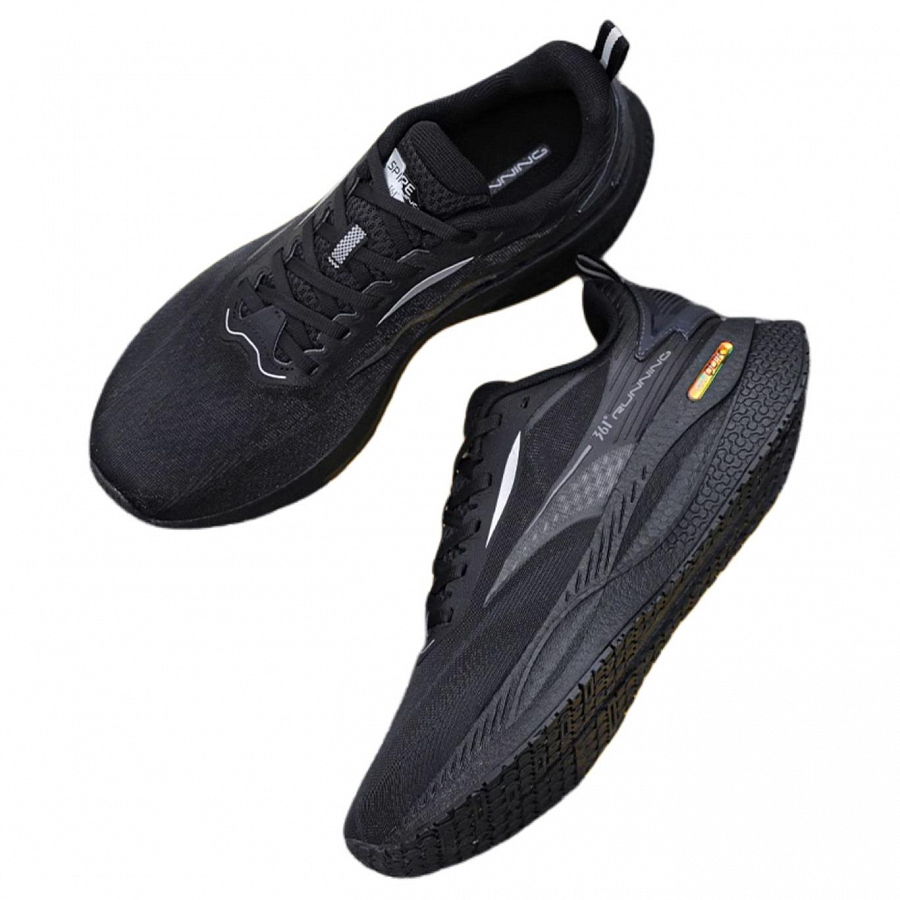 361° Speed Boost CQT Cushioning Wear-Resistant Low-Top Casual Running Shoes Men's Black