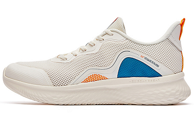 361° Wear-Resistant Low-Top Running Shoes Men's Feather White