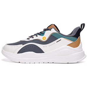 361° Cushioning Wear-Resistant Low-Top Casual Shoes Men's Gray White