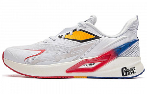 GAODA x 361° Shock Absorbers Slip Resistant Abrasion Resistant Low Top Running Shoes Men's White Red