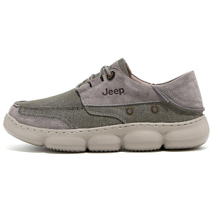 Jeep Low Top Casual Shoes Men's Gray