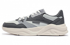 361° Anti-Slip Wear-Resistant Low-Top Casual Shoes Men's Gray