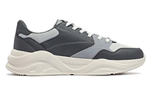 361° Anti-Slip Wear-Resistant Low-Top Casual Shoes Men's Gray 1 2975061