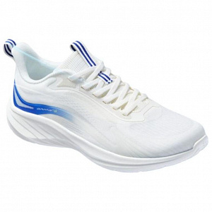 361° Cushioning Wear-Resistant Waterproof Breathable Lightweight Rebound Low-Top Running Shoes Men's White Blue 1 2975065