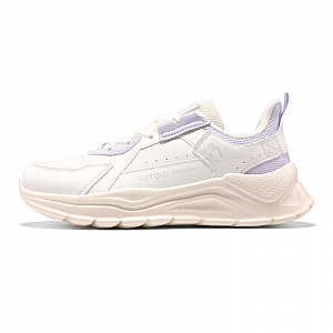 361° Anti-Slip Wear-Resistant Low-Top Casual Shoes Women's White Purple
