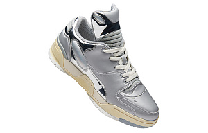 EQLZ EQUALIZER 1980 Anti-Slip Wear-Resistant Low-Top Vintage Basketball Shoes Unisex Liquid Silver Electroplated 1 2975144