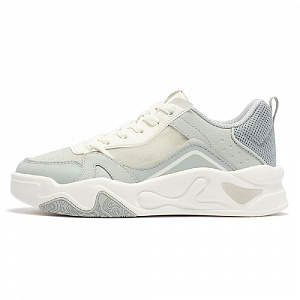 361° Cushioning Low-Top Casual Shoes Women's Gray White