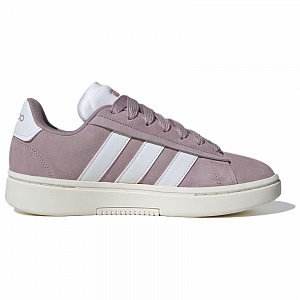Adidas GRAND COURT ALPHA Anti Slip Wear Resistant Low Top Skateboard Shoes Women's Purple Gray 1 2975211