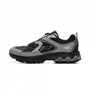 LiNing Support 2.0 Trail V2 Anti-Slip Wear-Resistant Low-Top Running Shoes Men's Black Gray Color