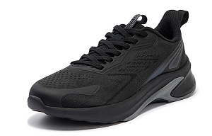 361° Sharp Tooth Collection Slip Resistant, Abrasion Resistant, Breathable Low Top Running Shoes Women's Black Gray 1 2975261