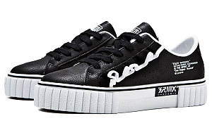 361° Low Top Skateboard Shoes Women's Black White 1 2975321