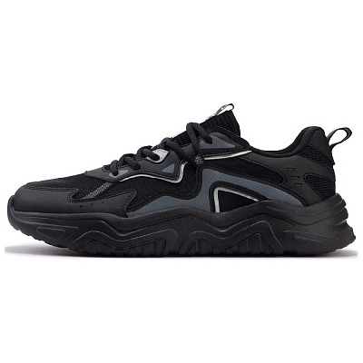 361° Abrasion-Resistant Low-Top Chunky Sneakers Men's Black
