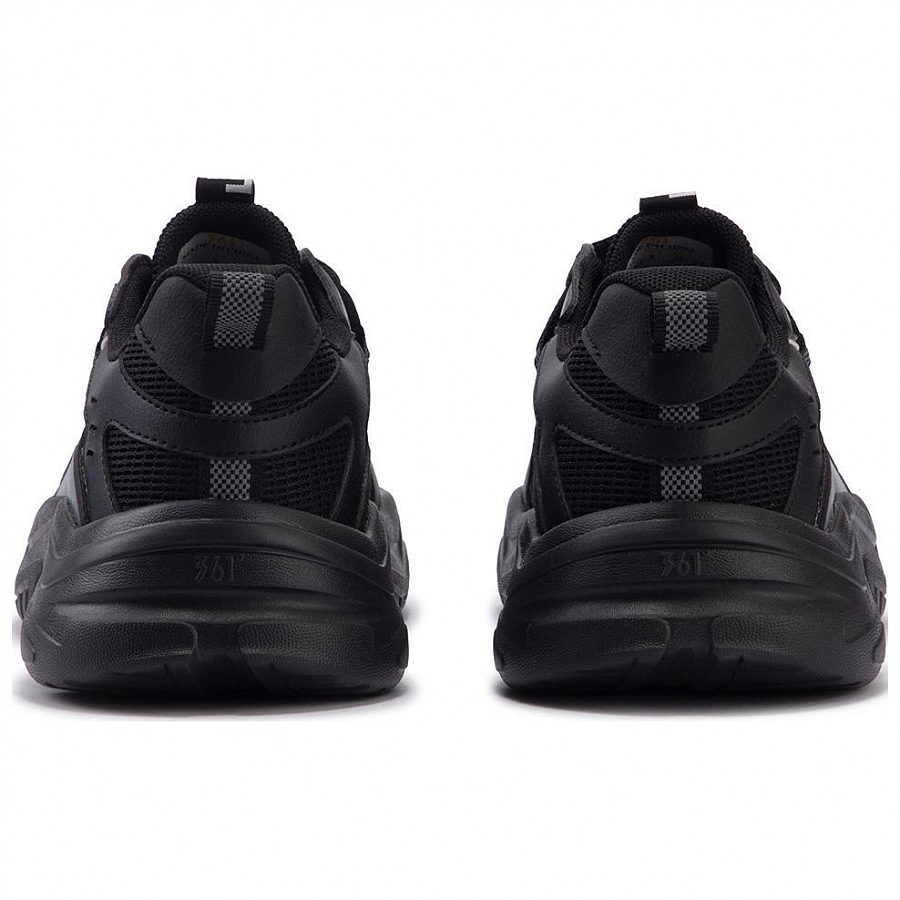 361° Abrasion-Resistant Low-Top Chunky Sneakers Men's Black