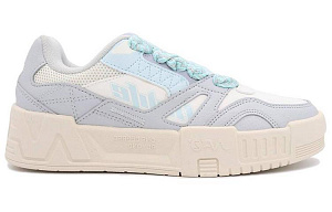 361° Cushioning Wear-Resistant Low-Top Skateboard Shoes Women's Gray Blue 1 2975343