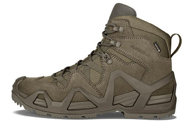 Lowa ZEPHYR MK2 GTX Mid Anti Slip Wear Resistant Waterproof And Breathable Mid Top Hiking Shoes Men's Brown Green