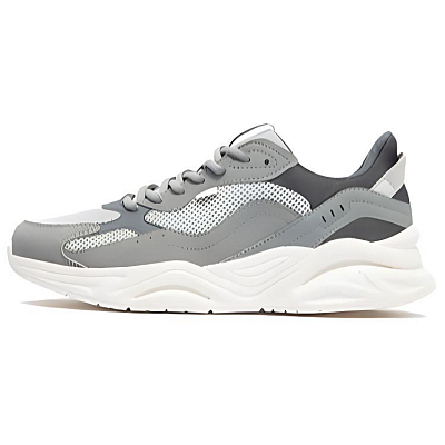 361° Abrasion Resistant Low Top Casual Shoes Men's Gray