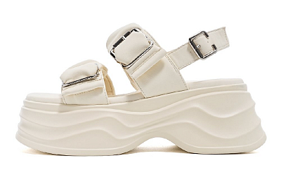 EBLAN Beach Sandals Women's Beige