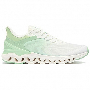 361° Cushioned Anti-Slip And Wear-Resistant Lightweight Low-Top Running Shoes Men's White Green 1 2977706