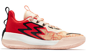 361° Big3 3.0 Pro Cushioning Wear-Resistant Low-Top Basketball Shoes Men's Magma Red 1 2977741