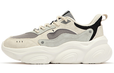 361° Low Top Sports Casual Shoes Women's Gray Beige