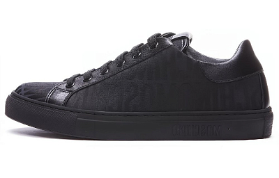 MOSCHINO Low-Top Stylish Skateboarding Shoes Women's Black