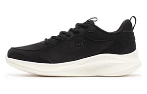361° Anti-Slip Wear-Resistant Low-Top Running Shoes Men's Black White