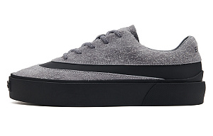 EQLZ EQUALIZER Fault Trendy Wear resistant And Lightweight Low Top Skateboard Shoes Unisex Gray Black
