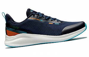 361° QU!KFOAM Shock Absorbers Slip Resistant Abrasion Resistant Low Top Running Shoes Men's Black Blue 1 2978024