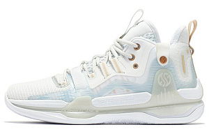 361° AG1 Pro Basketball Shoes Men's Mid top Silver White