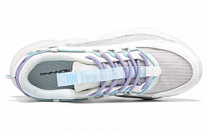361° Spirit Fox Anti-Slip And Wear-Resistant Breathable Low-Top Running Shoes Women's White Blue Purple 1 2978056