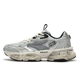 361° Spirit Eye PRO Anti-Slip Wear-Resistant Low-Top Chunky Sneakers Men's Silver White