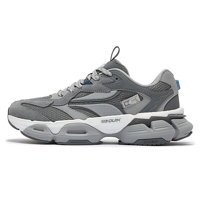 361° Spiritual Gaze PRO Anti-Slip Wear-Resistant Low-Top Casual Shoes Men's Graphite Gray