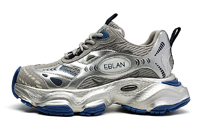 EBLAN Low Top Chunky Sneakers Women's Blue