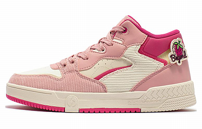 361° Durable Breathable Mid-Top Skateboard Shoes Women's Pink