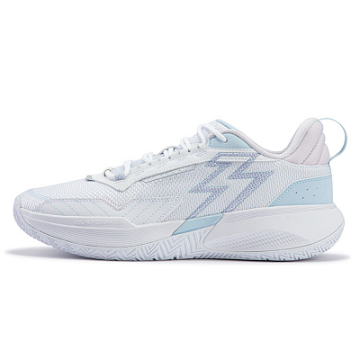 361° Big3 Team Cushioning Anti-Slip Wear-Resistant Breathability Low-Top Basketball Shoes Men's White Blue
