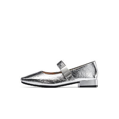 EBLAN Mary Jane Shoes Women's Silver