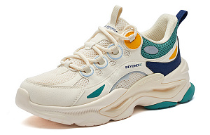 361° Chunky Sneakers Women's Low top Beige/Cyan 1 2978747