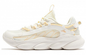 361° Slip Resistant, Abrasion Resistant, Breathable Low Top Running Shoes Women's White Yellow